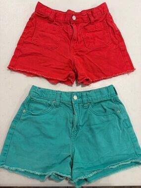 2 Pairs Girls Shorts